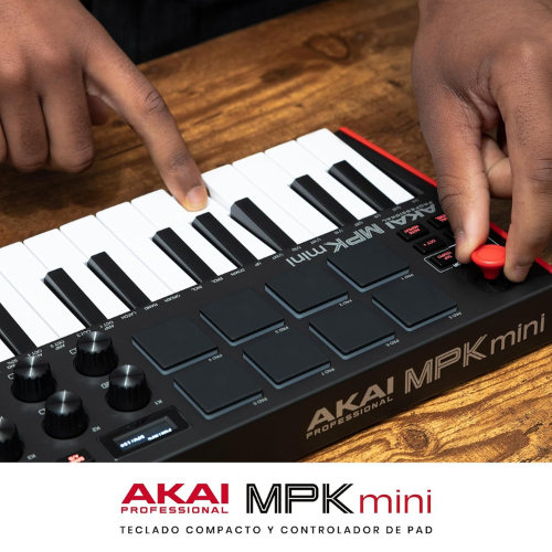 Controlador MIDI Compacto de 25 Teclas para Producción Musical Creativa