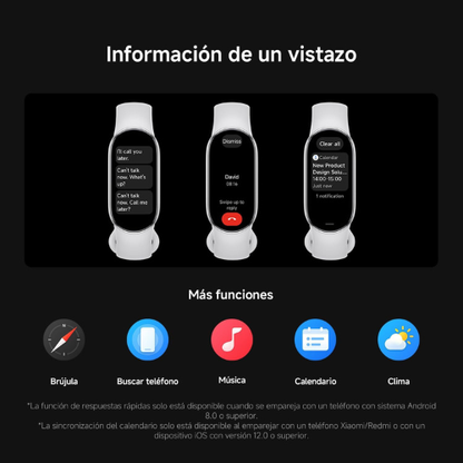 Smart Band 10 – Pulsera Deportiva 1.72″ AMOLED (Versión 2025)