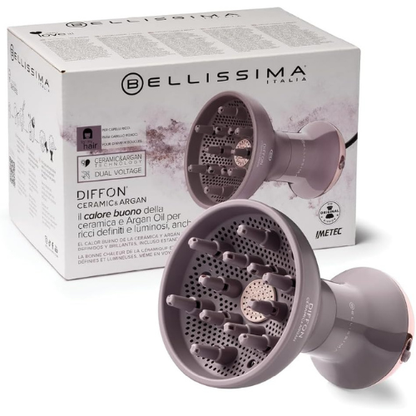 Secador Difusor Bellissima Diffon – Cerámica y Argán para Rizos Perfectos