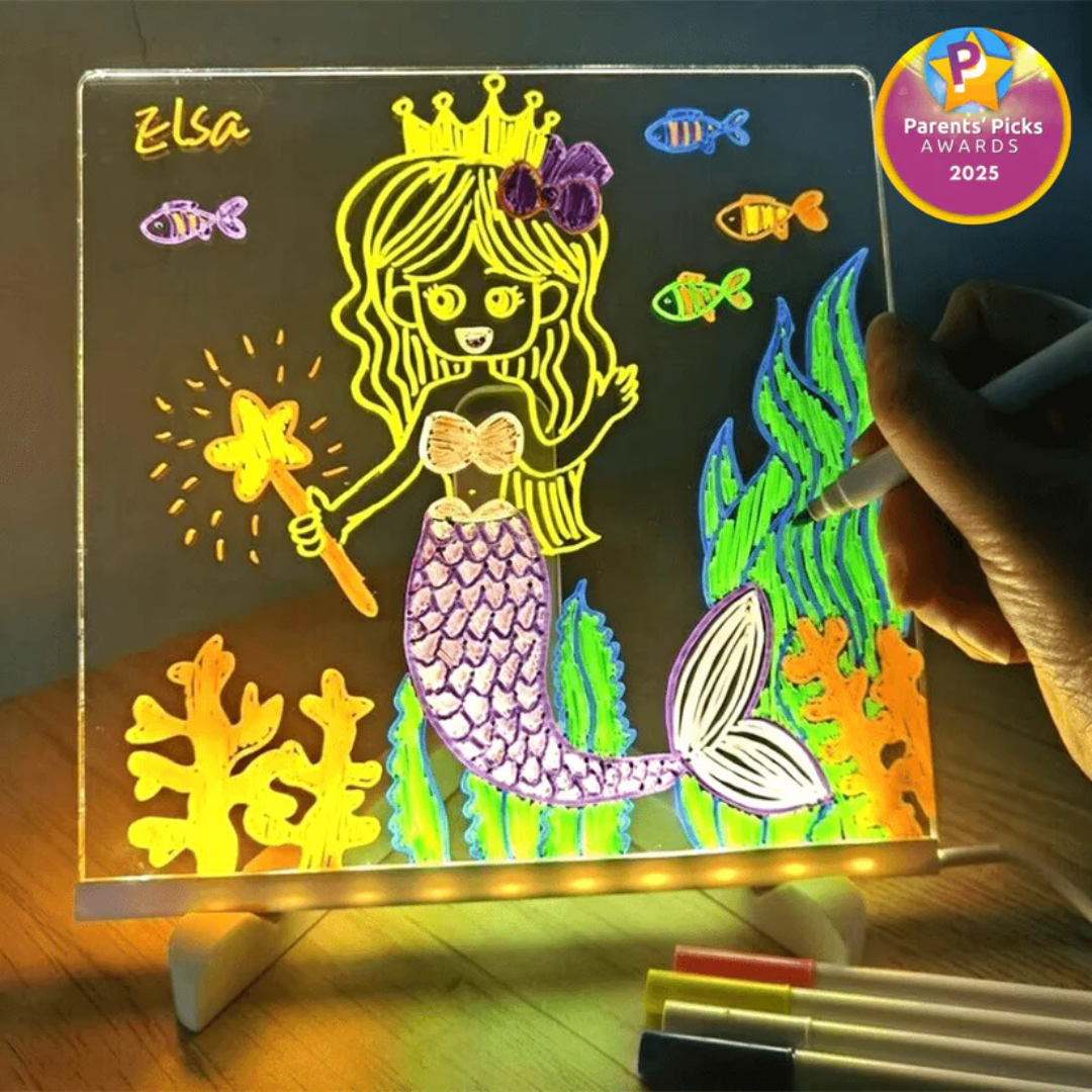 Pizarra LED para niños
