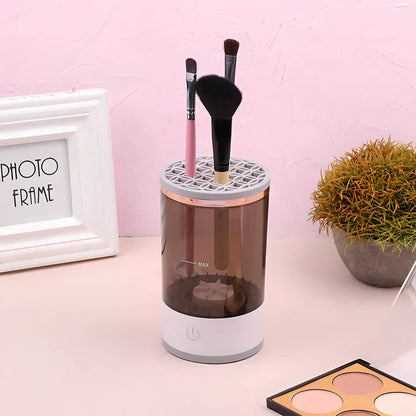 Limpiador eléctrico para brochas de maquillaje