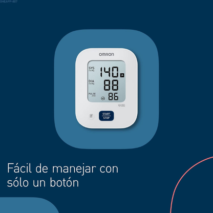 Monitor de Presión Arterial de Brazo Automático – Esfigmomanómetro Digital para Uso en Casa