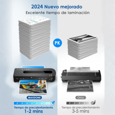 Plastificadora Compacta 4‑en‑1 A4 para Casa y Oficina