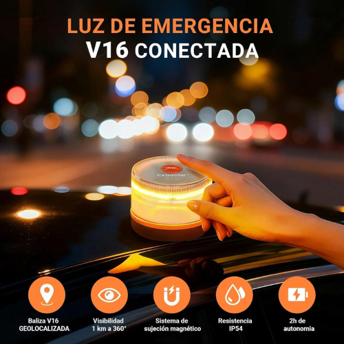 Baliza de Emergencia con Geolocalización – Pack de 2 Unidades