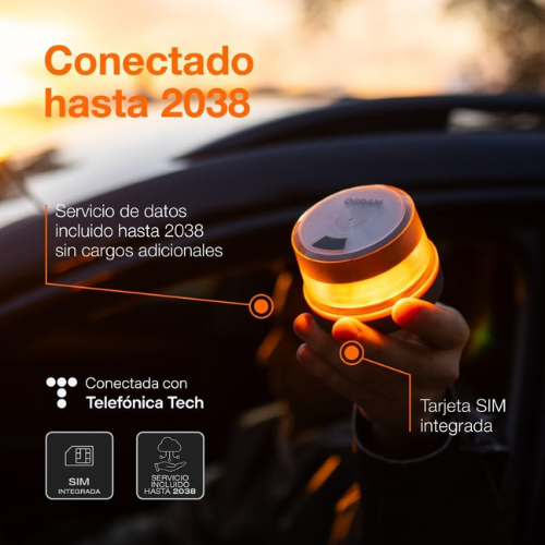 Baliza LED de Emergencia con Localización en Tiempo Real
