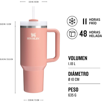 Botella Térmica con Pajita – Vaso de Hidratación de 1.2 L