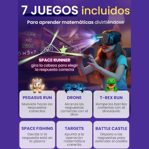 Casco de Realidad Virtual Educativo para Niños