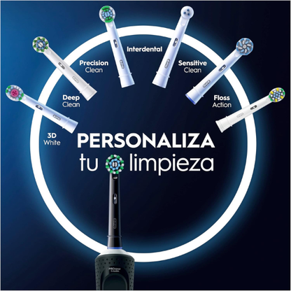 Cepillo Dental Eléctrico Vitality Pro – Mango Recargable + 1 Cabezal
