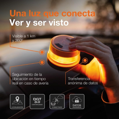 Baliza LED de Emergencia con Localización en Tiempo Real