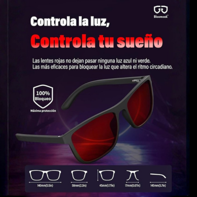 Gafas Premium para Mejorar el Sueño y Bloquear la Luz Azul
