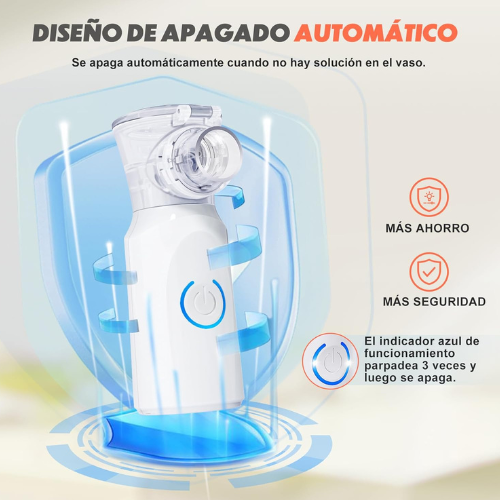 Nebulizador Portátil Recargable para Casa y Viajes
