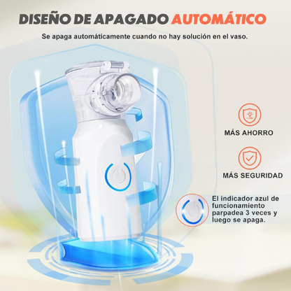 Nebulizador Portátil Recargable para Casa y Viajes