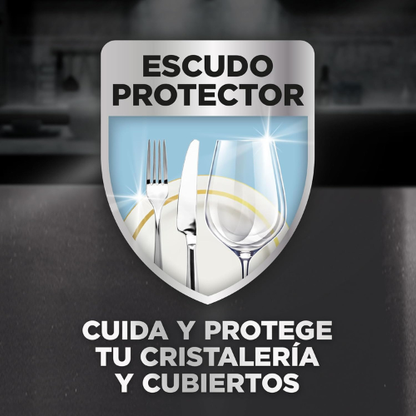 Tabletas de Lavavajillas Todo en Uno – Limpieza Máxima, Eliminación de Grasa y Protección de Cristalería (Pack de 160 Tabletas)