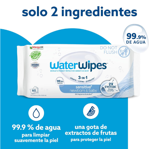 Toallitas para Bebé Sin Plástico – Pack de 12 (720 Toallitas)