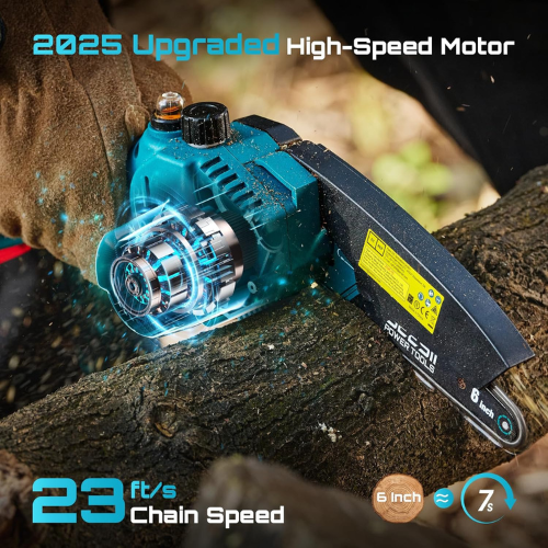 Mini Motosierra Eléctrica Compacta de 6" para un Corte sin Esfuerzo