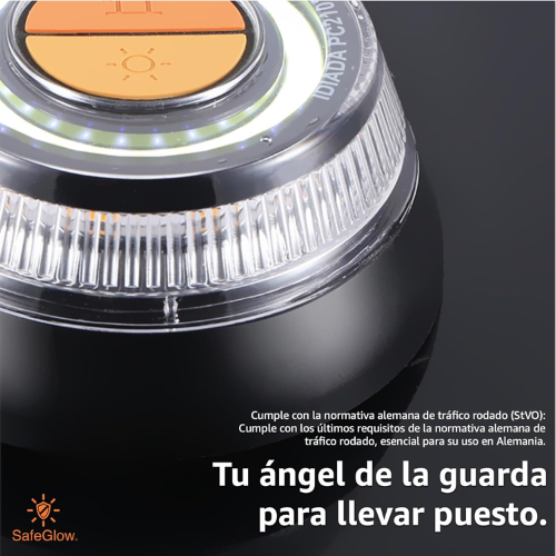 Luz de Emergencia Compacta V16 – Baliza de Seguridad Conectada