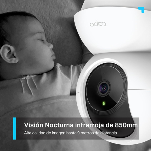 Cámara de Seguridad WiFi Interior (Pack de 2) – Giro/Inclinación 360°, Resolución 2K, Visión Nocturna y Audio Bidireccional