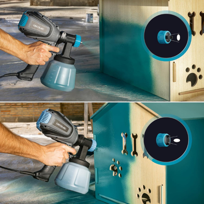 Pistola de Pintura Eléctrica de Alto Rendimiento para Acabados Rápidos y Uniformes