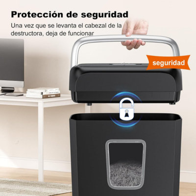 Trituradora de Documentos de Corte Cruzado para Oficina Compacta