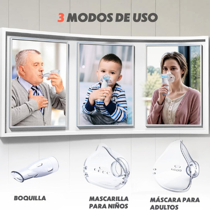 Nebulizador Portátil Recargable para Casa y Viajes