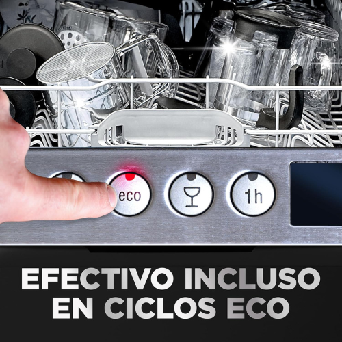 Tabletas de Lavavajillas Todo en Uno – Limpieza Máxima, Eliminación de Grasa y Protección de Cristalería (Pack de 160 Tabletas)