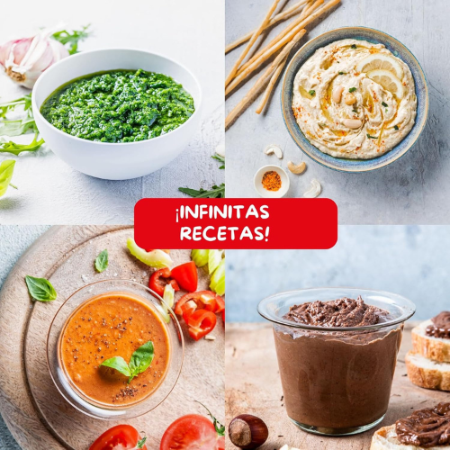 Batidora de Mano de 1000W de Alto Rendimiento con Accesorios Multifunción