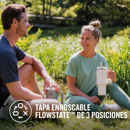 Botella Térmica con Pajita – Vaso de Hidratación de 1.2 L