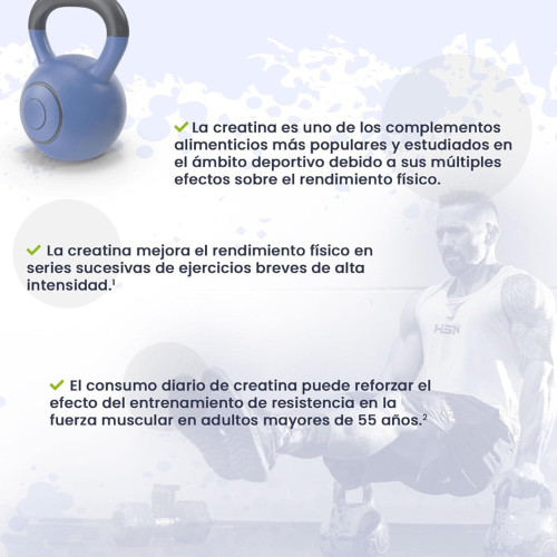 Creatina Monohidrato en Polvo de Alta Pureza – Suplemento Micronizado de 500 g