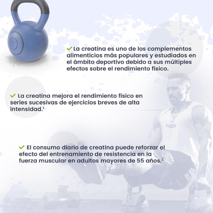 Creatina Monohidrato en Polvo de Alta Pureza – Suplemento Micronizado de 500 g