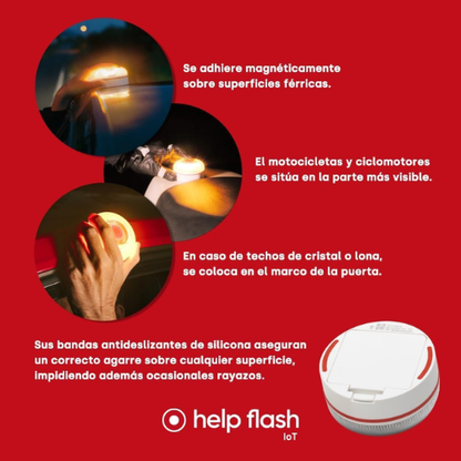 Baliza de Emergencia Inteligente con Señal de Seguridad Conectada