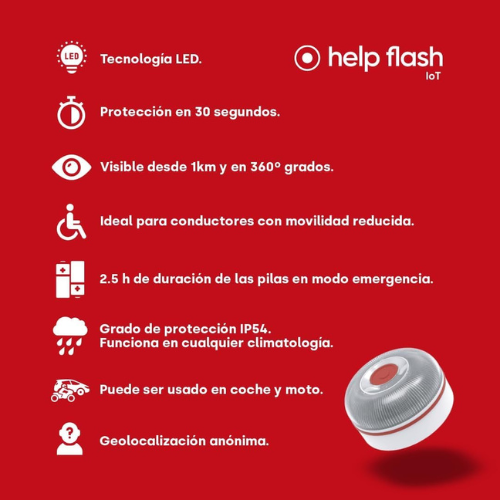 Baliza de Emergencia Inteligente con Señal de Seguridad Conectada