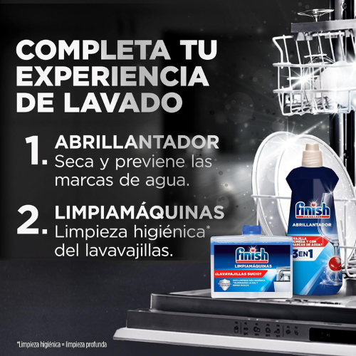 Tabletas de Lavavajillas Todo en Uno – Limpieza Máxima, Eliminación de Grasa y Protección de Cristalería (Pack de 160 Tabletas)