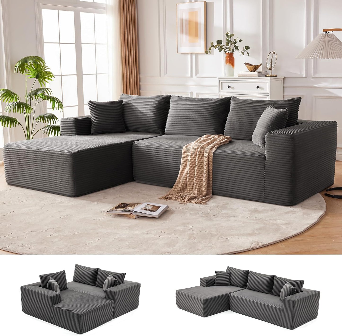 Sofá Modular Cloud Nine – Confort Total sin Estructura