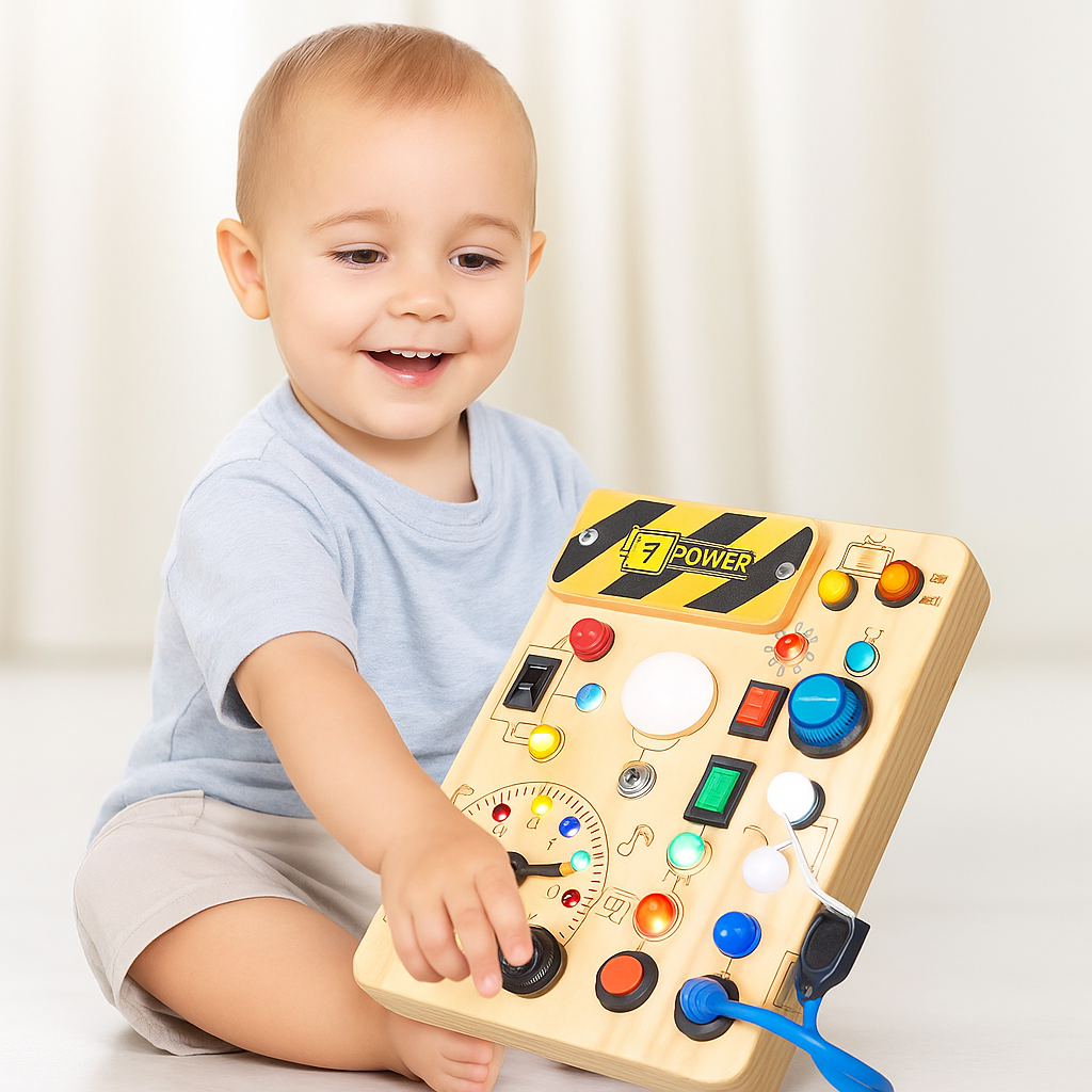 Montessori - Tablero de juego para niños felices y curiosos