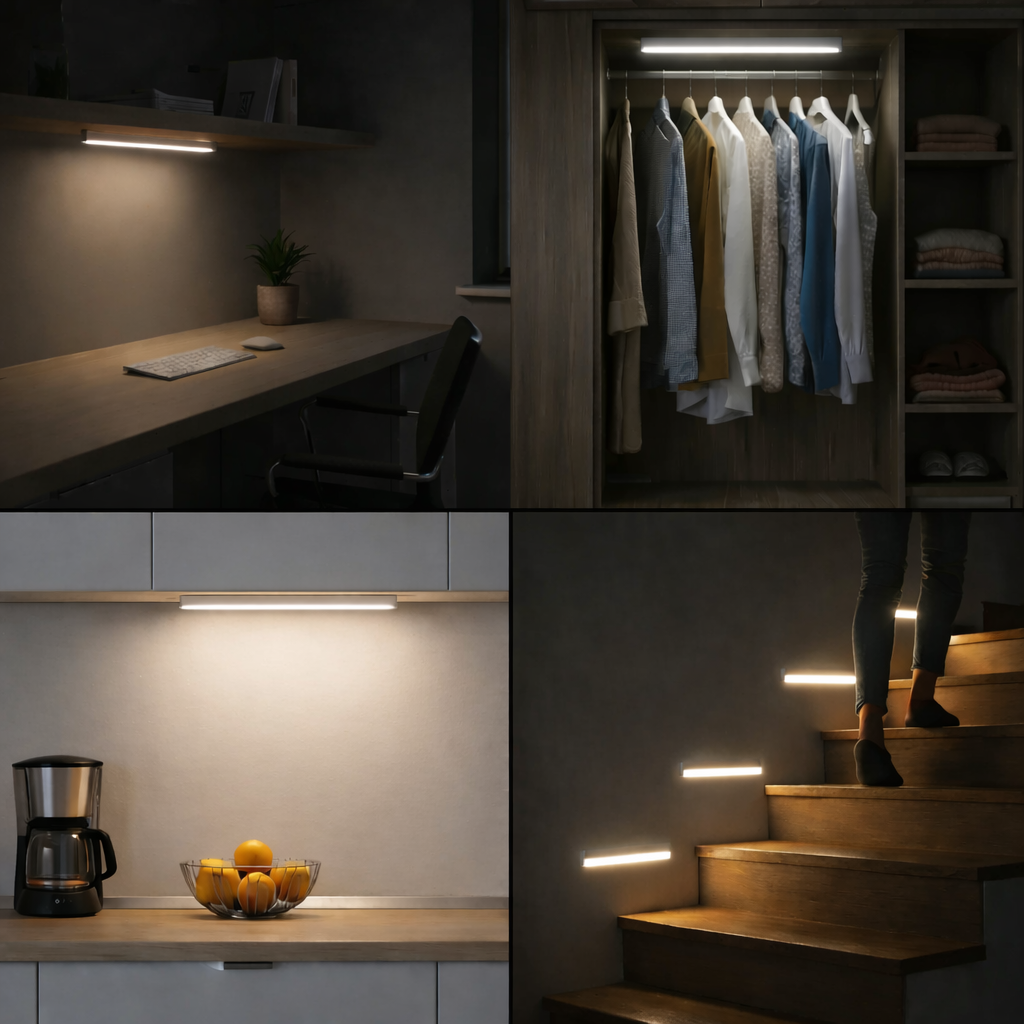 GlowLine: luz de bajo consumo que se enciende solo cuando la necesitas