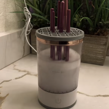 Limpiador eléctrico para brochas de maquillaje