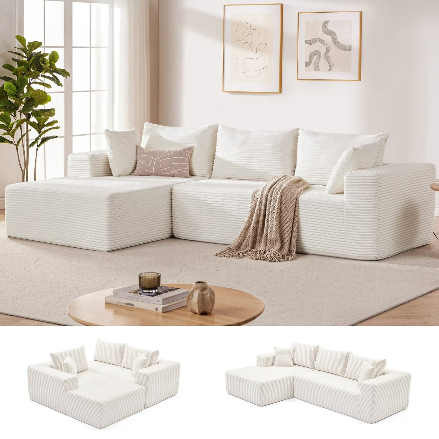 Sofá Modular Cloud Nine – Confort Total sin Estructura