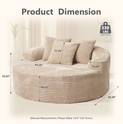 Lumen: Silla redonda de espuma