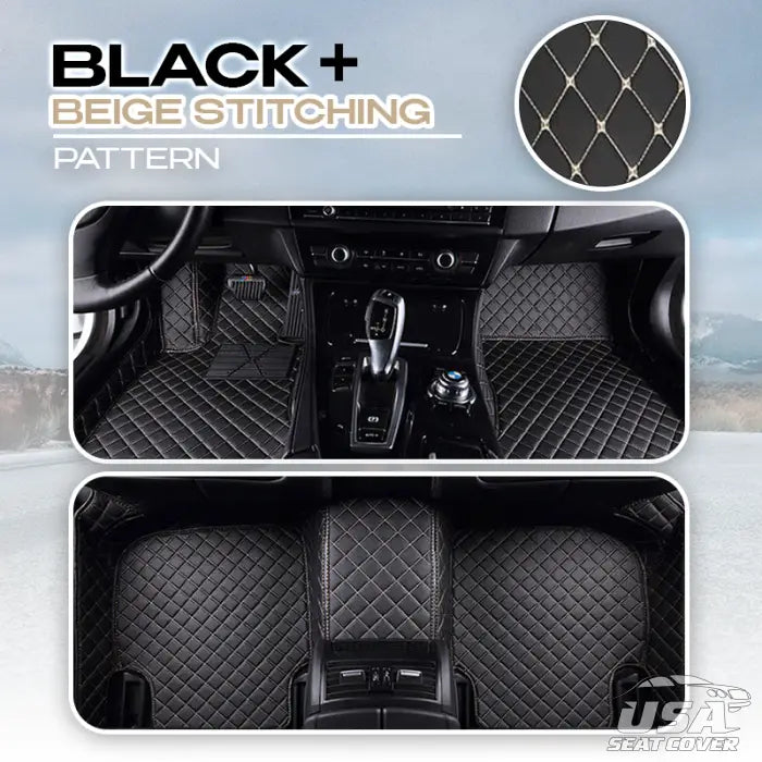 ShieldMats® Tapetes y tapizados duraderos y universales para automóviles, SUV y camionetas. (Kit completo delantero y trasero)