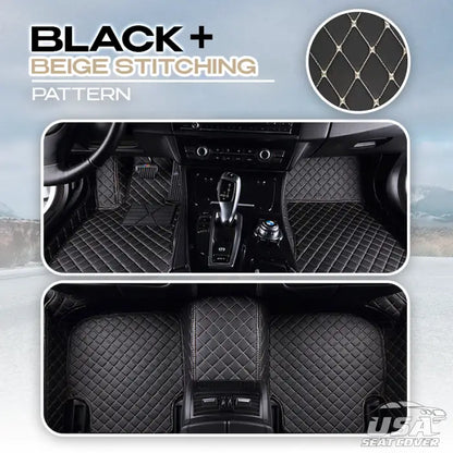 ShieldMats® Tapetes y tapizados duraderos y universales para automóviles, SUV y camionetas. (Kit completo delantero y trasero)