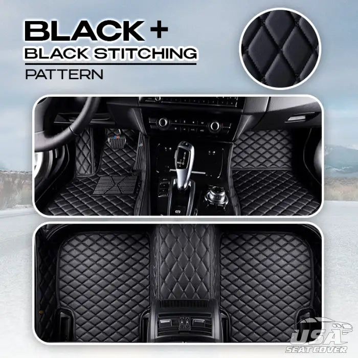 ShieldMats® Tapetes y tapizados duraderos y universales para automóviles, SUV y camionetas. (Kit completo delantero y trasero)