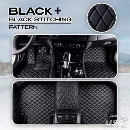 ShieldMats® Tapetes y tapizados duraderos y universales para automóviles, SUV y camionetas. (Kit completo delantero y trasero)