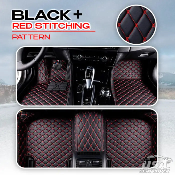 ShieldMats® Tapetes y tapizados duraderos y universales para automóviles, SUV y camionetas. (Kit completo delantero y trasero)