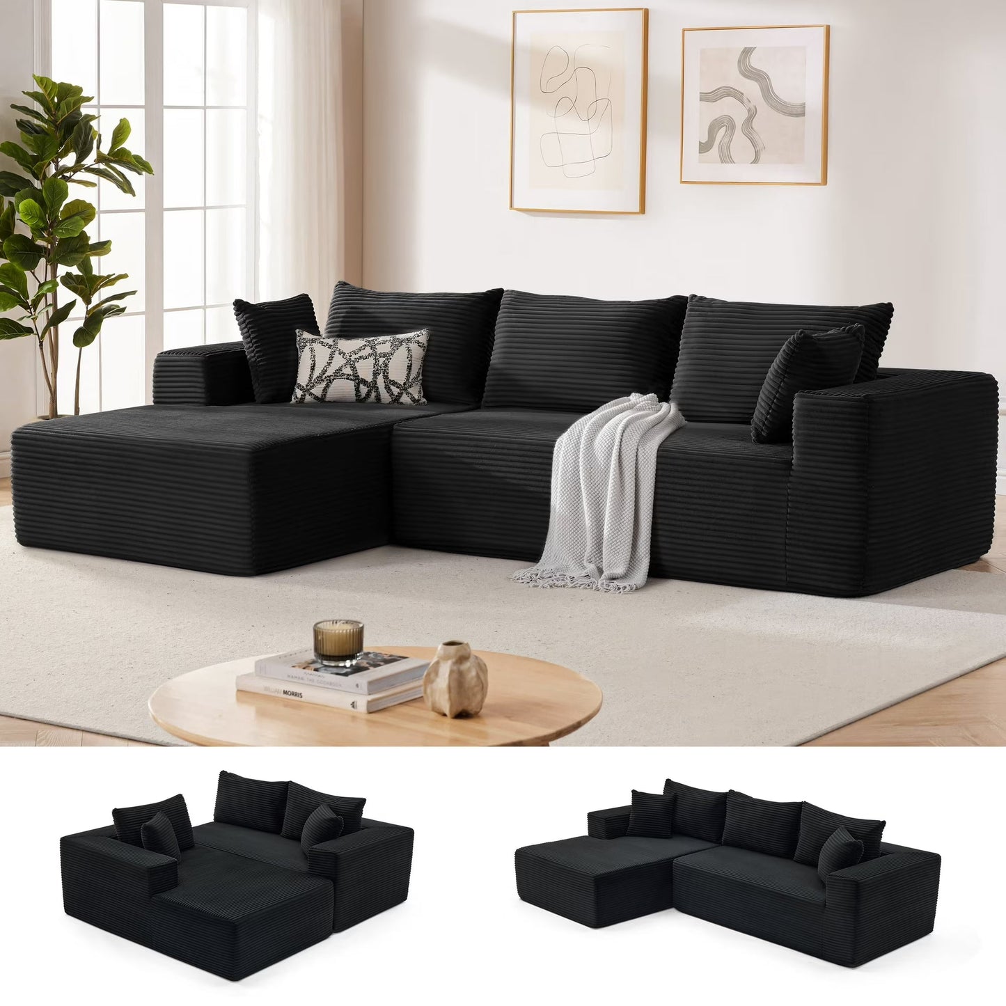 Sofá Modular Cloud Nine – Confort Total sin Estructura