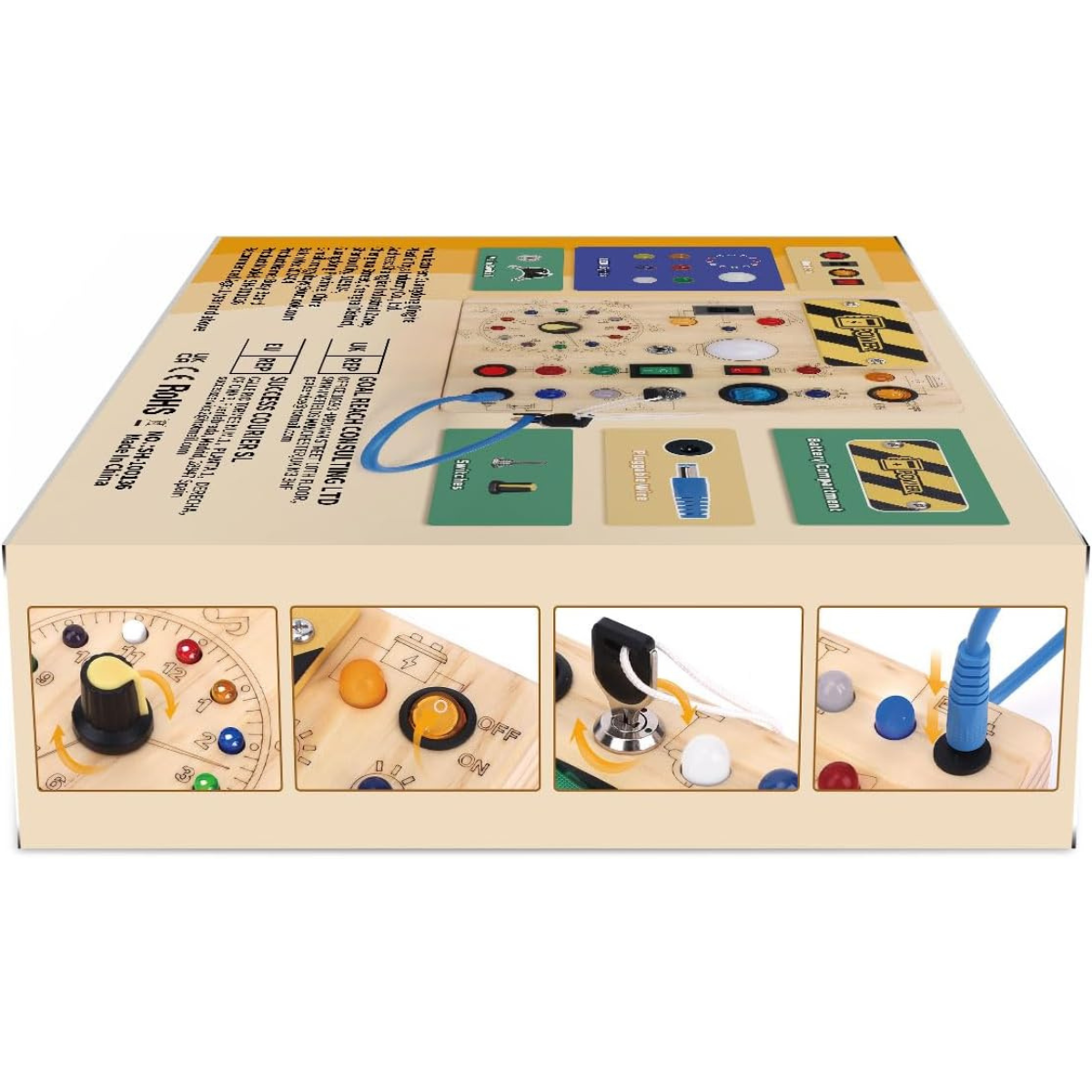 Montessori - Tablero de juego para niños felices y curiosos