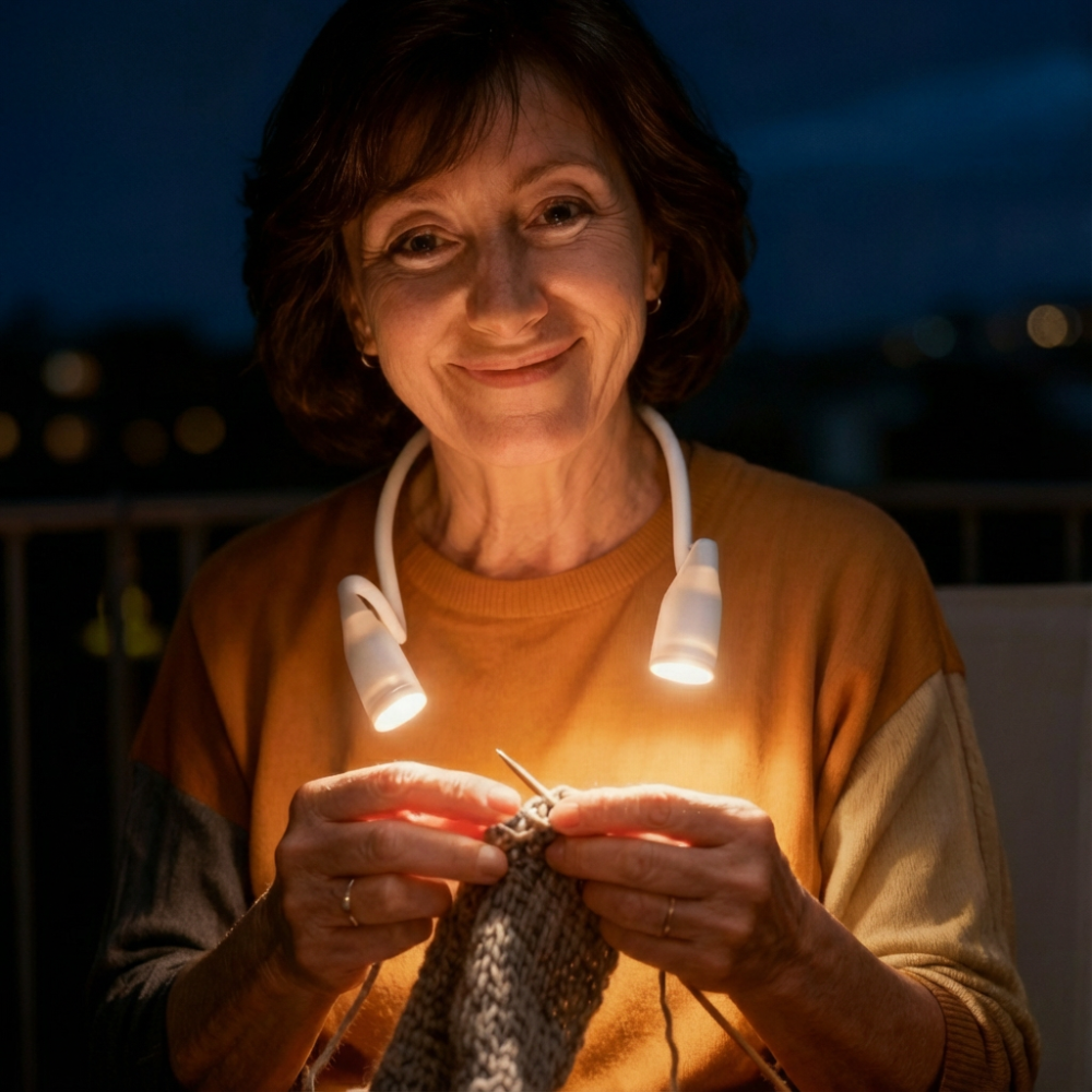 LumiAliria: lámpara de cuello que ilumina sus creaciones y alivia la fatiga ocular