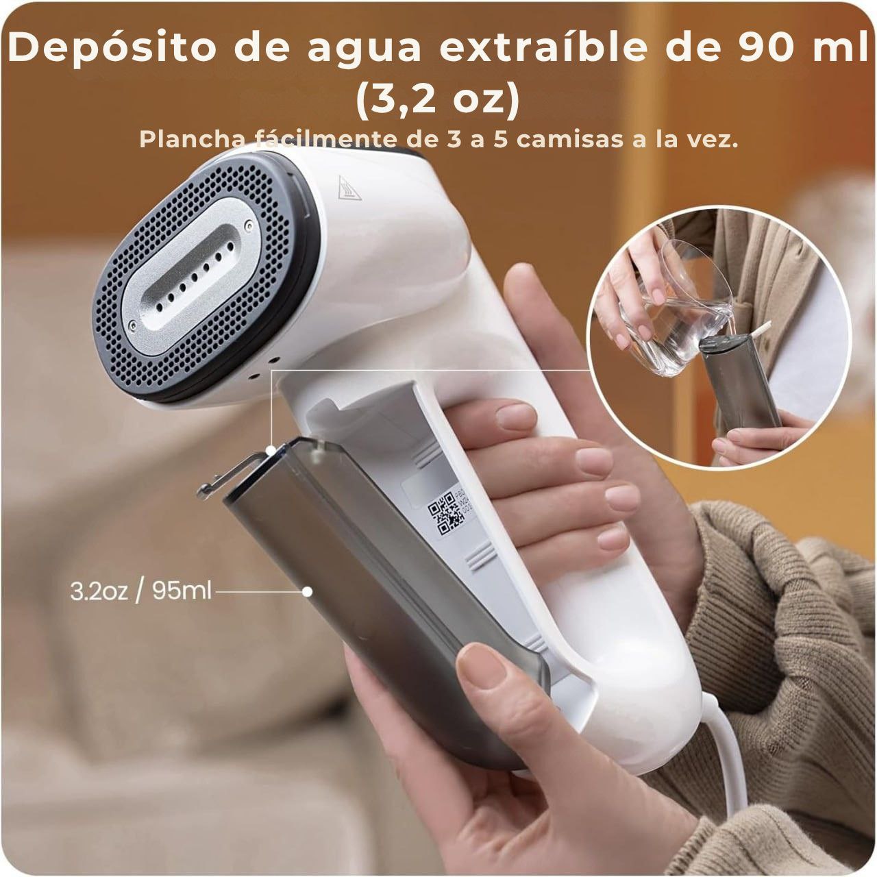 STEAMIFY™ Plancha de vapor profesional con función de succión – Sin arrugas en segundos