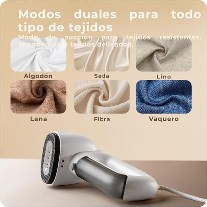 STEAMIFY™ Plancha de vapor profesional con función de succión – Sin arrugas en segundos