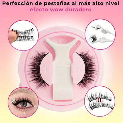 Lumoshe - Pestañas postizas magnéticas y esponjosas