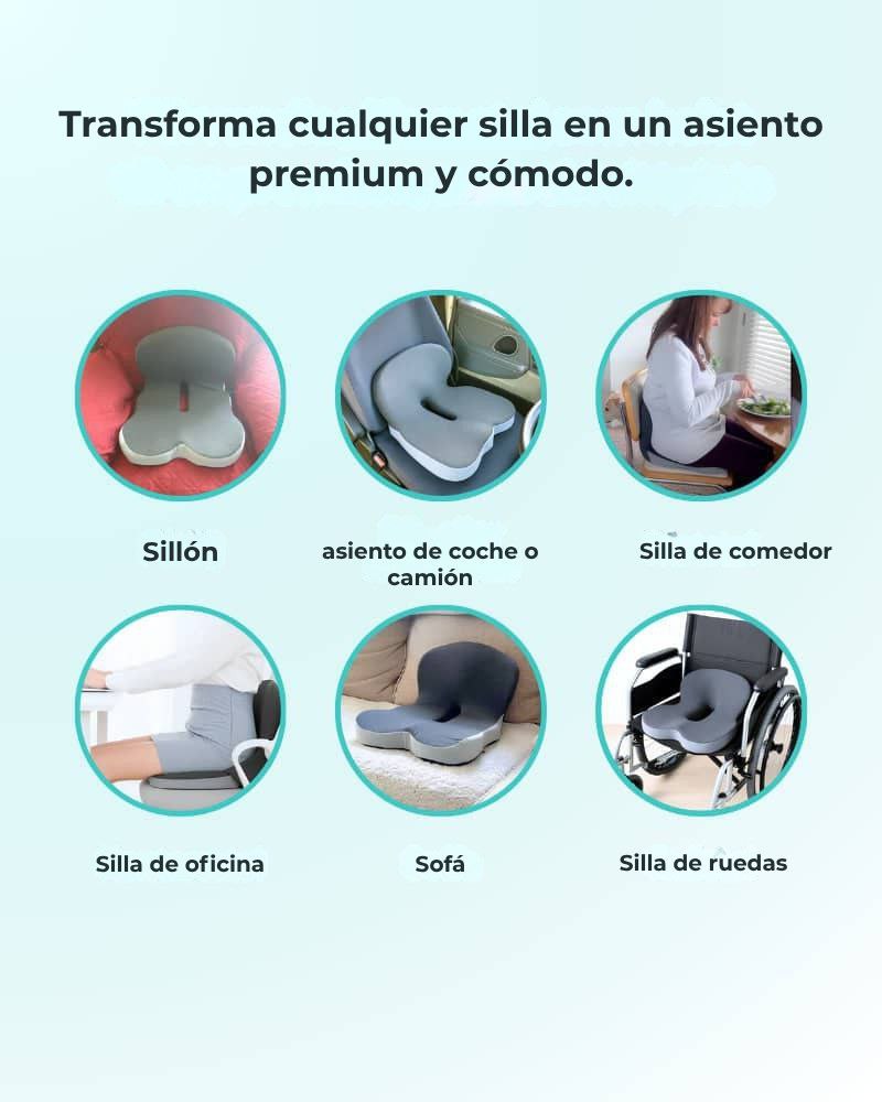 Cojín para sentarse para un alivio inmediato